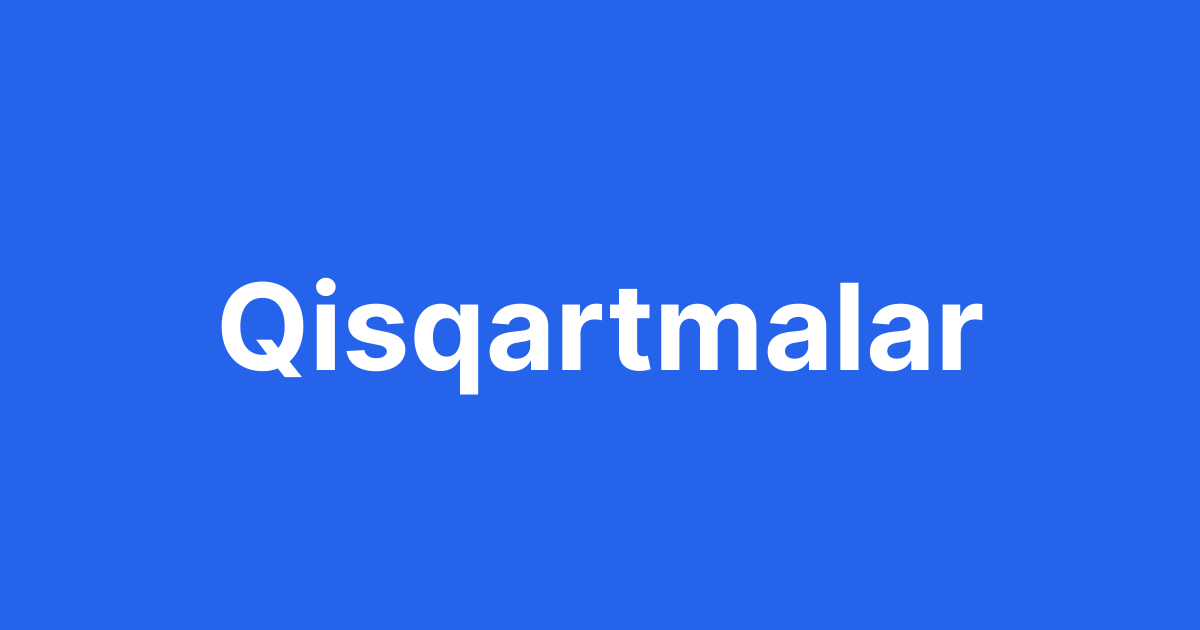 Qisqartmalar